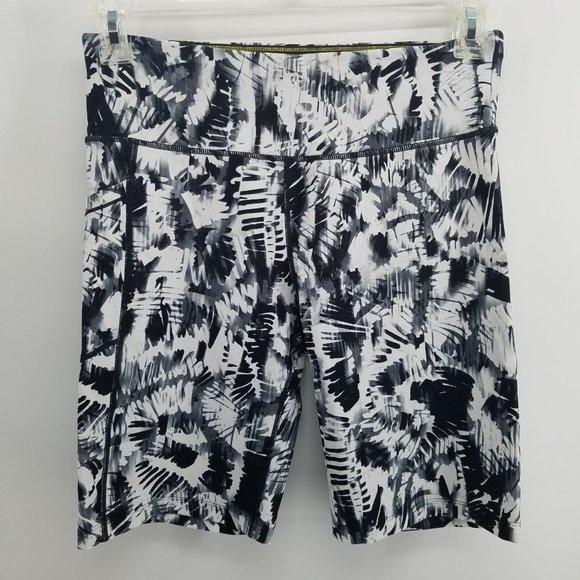 Calvin Klein stretch athletic black and white shorts L - Picture 1 of 5